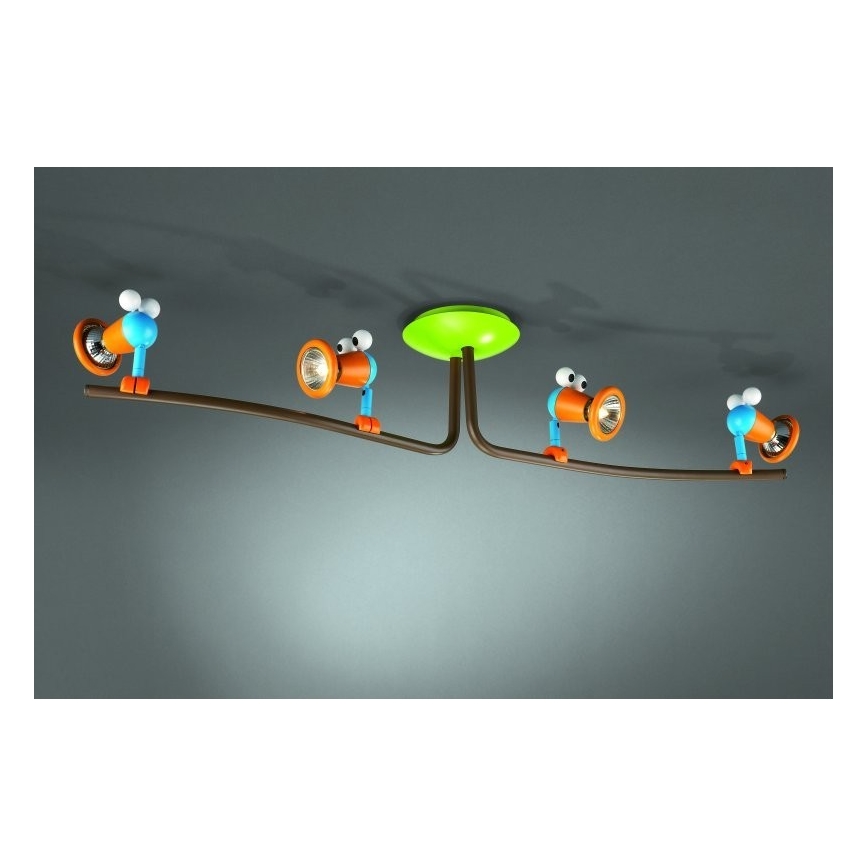 Philips 56314/55/16 - Spot enfant MYKIDSROOM BIRDEY 4xGU10/35W/230V