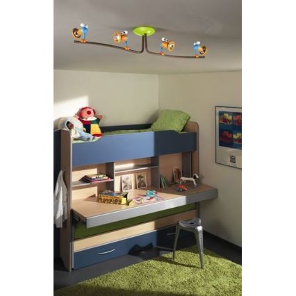 Philips 56314/55/16 - Spot enfant MYKIDSROOM BIRDEY 4xGU10/35W/230V