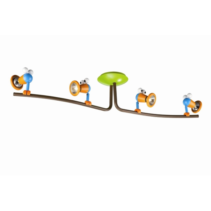 Philips 56314/55/PO – Spot enfant LED 4xGU10/3,5W/230V