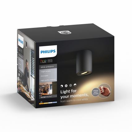 Philips - Spot LED à intensité modulable Hue PILLAR 1xGU10/5,5W