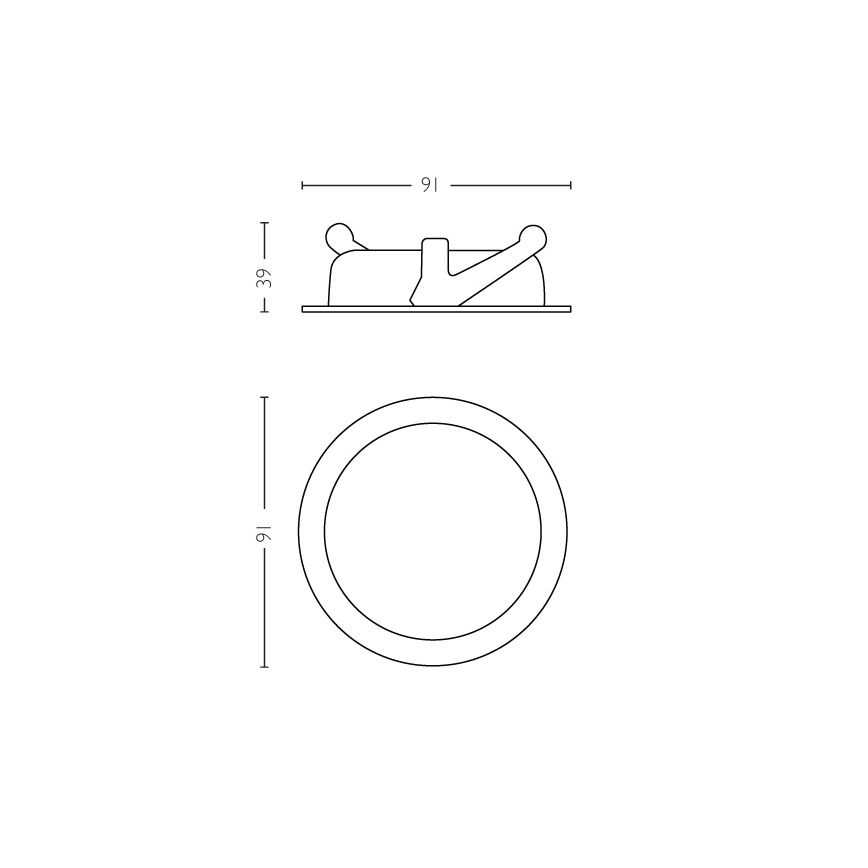 Philips 59005/11/P0 - Spot encastrable LED salle de bain DREAMINESS 1xLED/4,5W