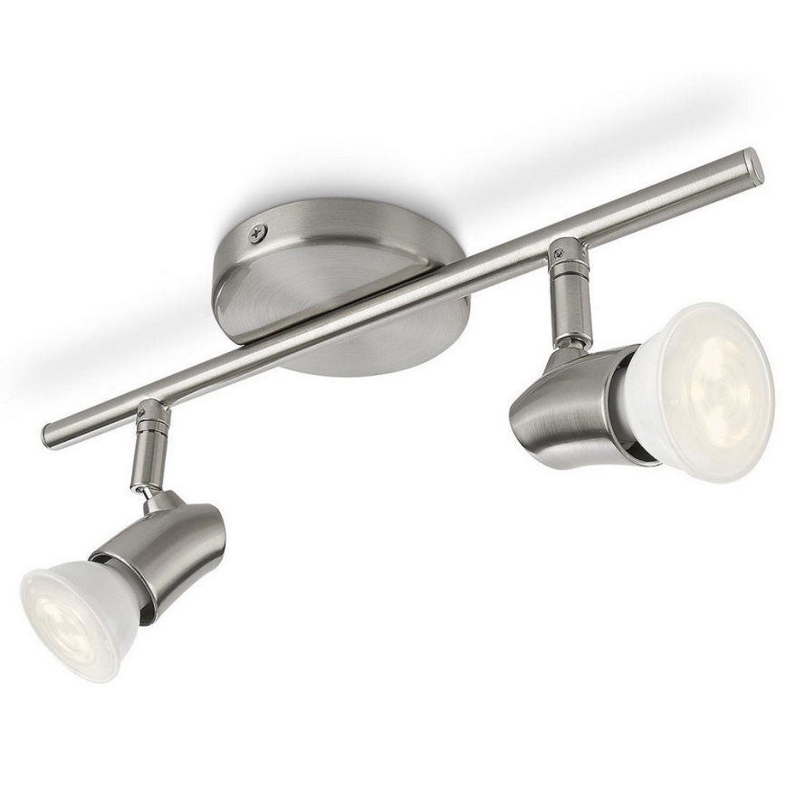 Philips 59112/17/16 - Spot dimmable LED KAYA 2xGU10/5,5W/230V