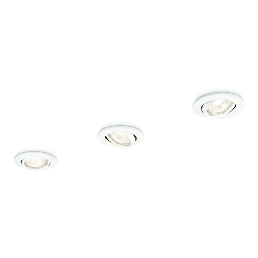 Philips 59243/31/E7 - LOT 3x Spot encastrable ENIF 1xGU10/50W/230V