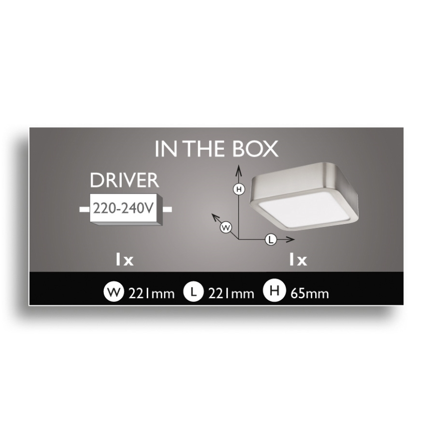 Philips 59712/17/16 - Plafonnier MYLIVING CANIS 1xLED/15W/230V