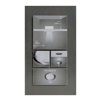 Philips 59799/17/12 - Luminaire encastrable ABERDEEN 2xE27/23W/230V