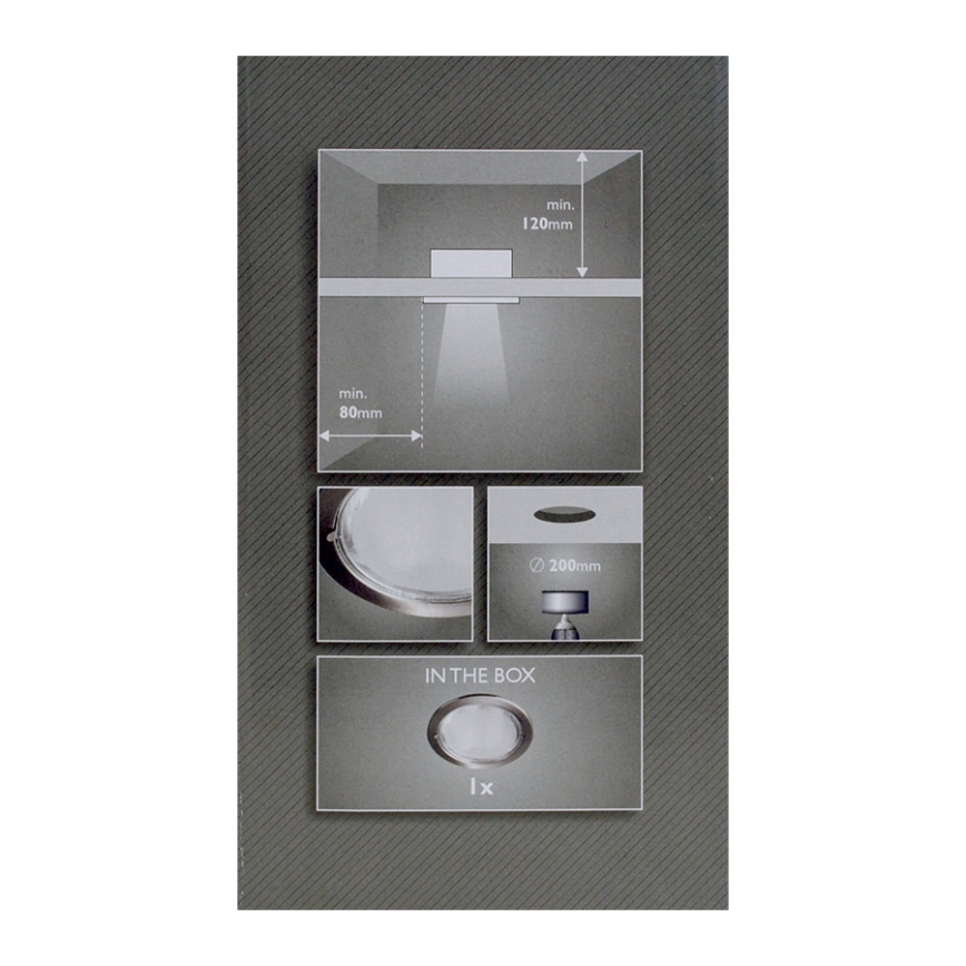 Philips 59799/17/12 - Luminaire encastrable ABERDEEN 2xE27/23W/230V
