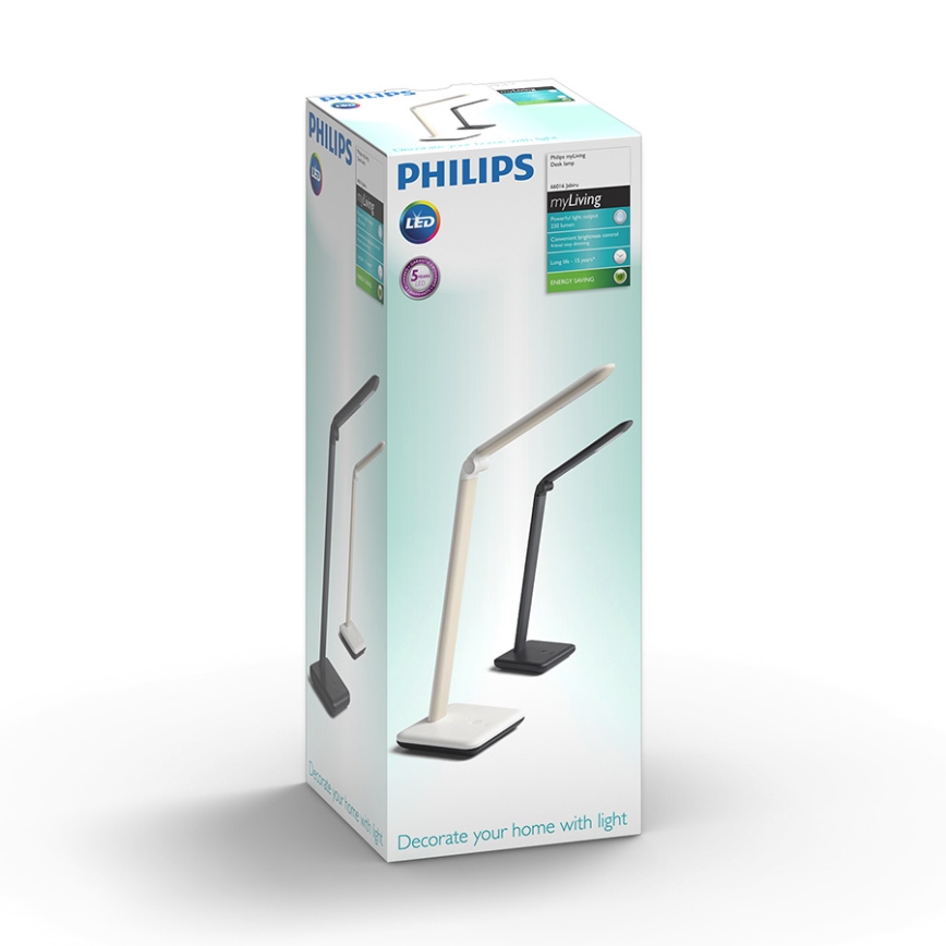 Philips 66016/31/P3 - Lampe de table LED à intensité modulable JABIRU LED/4,5W/230V blanc