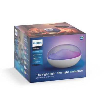 Philips 70104/31/P0 - Lampe portable LED à intensité modulable CAMELLIA LED/3W