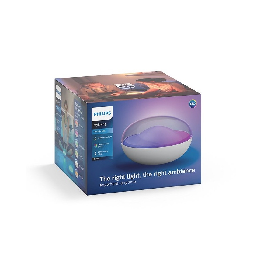 Philips 70104/31/P0 - Lampe portable LED à intensité modulable CAMELLIA LED/3W