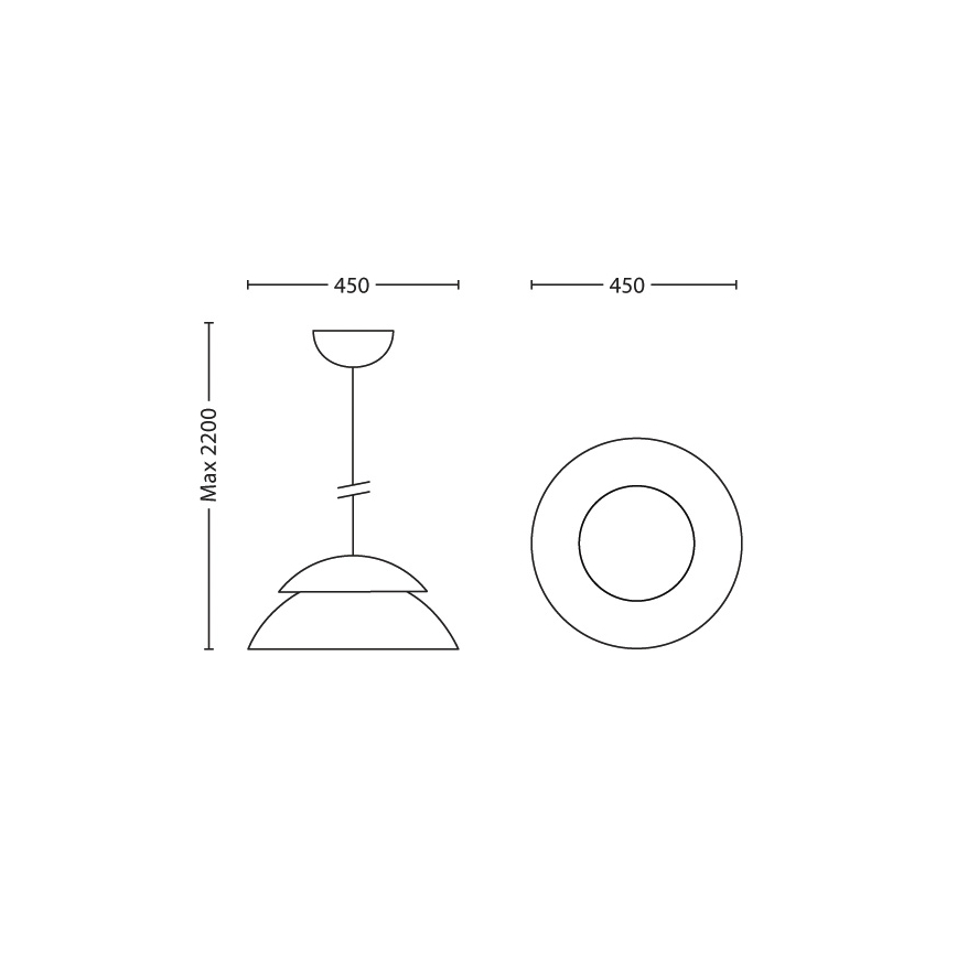 Philips - Lustre à intensité modulable Hue BEYOND 4xLED/4,5W/230V/RGB