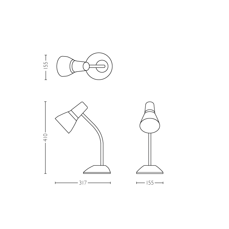 Philips 71567/96/PN - lampe de table MYLIVING PEAR 1xE27/11W/230V