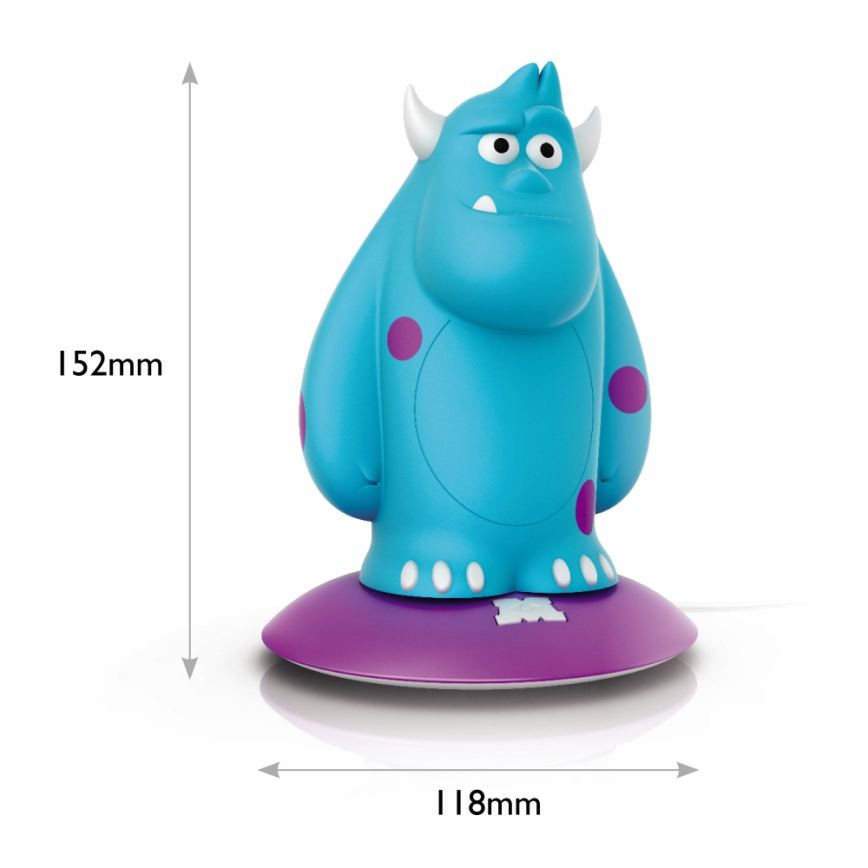 Philips 71705/83/16 -  Lampe LED enfant DISNEY SOFTPAL SULLEY LED/0,18W/230V