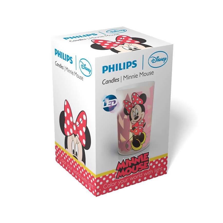 Philips 71711/31/16 - lampe de table LED CANDLES DISNEY MINNIE MOUSE LED/0,125W