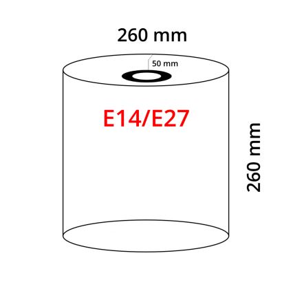 Philips 71751/00/26 –Abat-jour enfant DISNEY FROZEN E14/E27 diam.26 cm