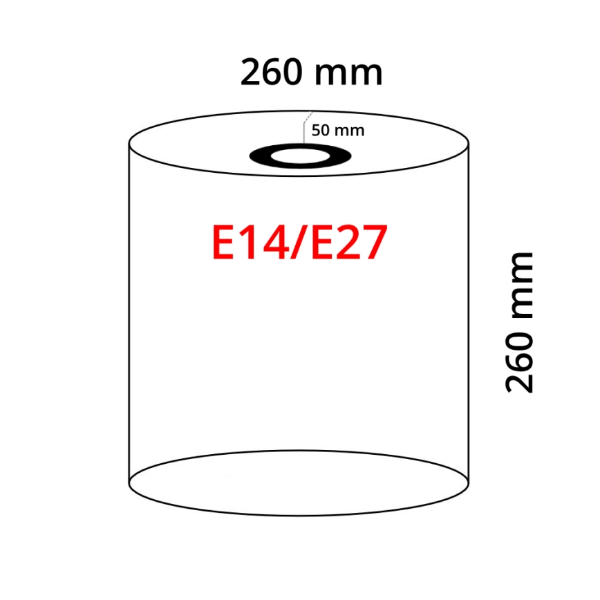 Philips 71751/00/26 –Abat-jour enfant DISNEY FROZEN E14/E27 diam.26 cm