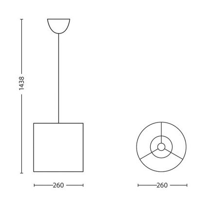 Philips 71751/01/26 - Suspension enfant FROZEN 1xE27/23W/230V