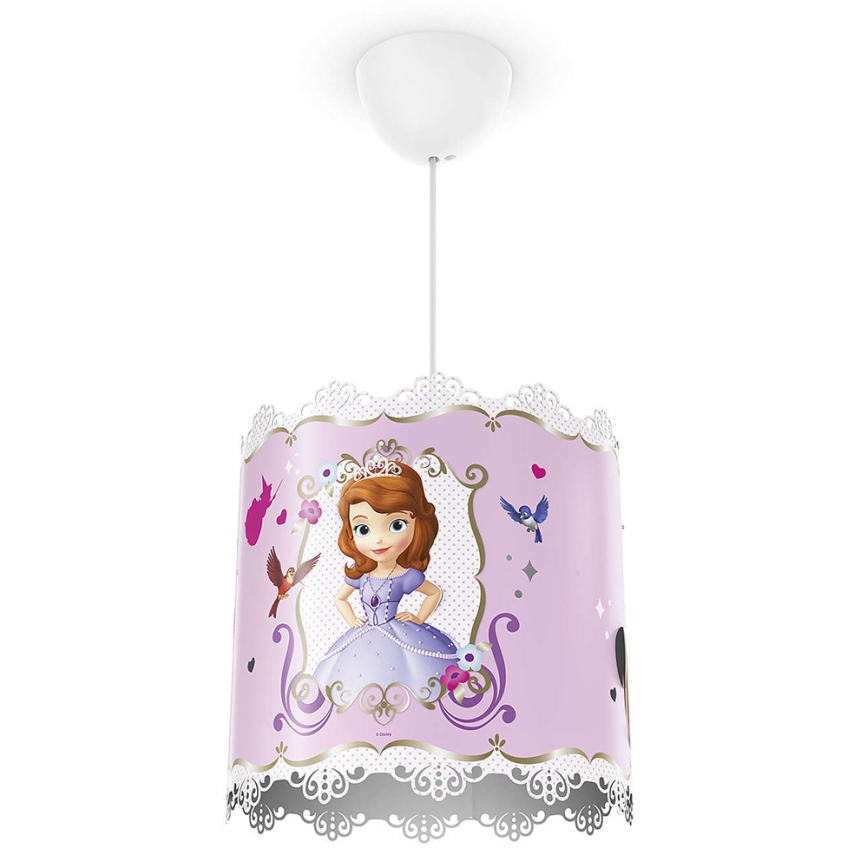 Philips 71751/06/16 - Suspension pour enfant DISNEY SOFIA 1xE27/23W/230V