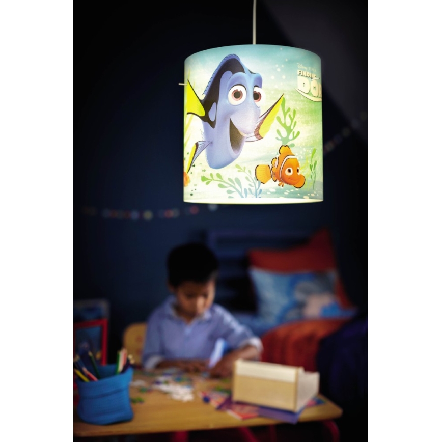 Philips 71751/90/26 - Abat-jour pour suspension enfant DISNEY FINDING DORY E27 d. 26 cm