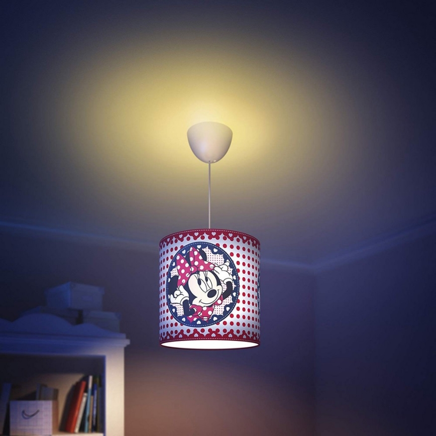 Philips 71752/31/26 - Suspension avec fil pour enfant DISNEY MINNIE 1xE27/60W/230V