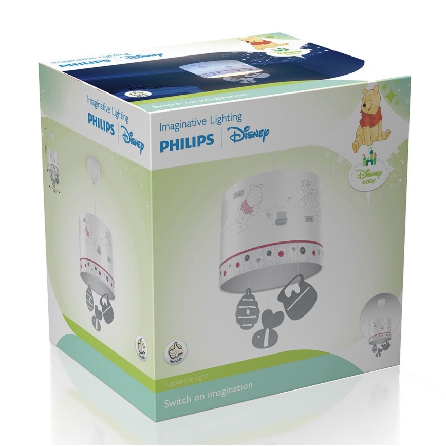 Philips 71753/34/16 - Lustre enfant WINNIE L'OURSON 1xE27/23W/230V