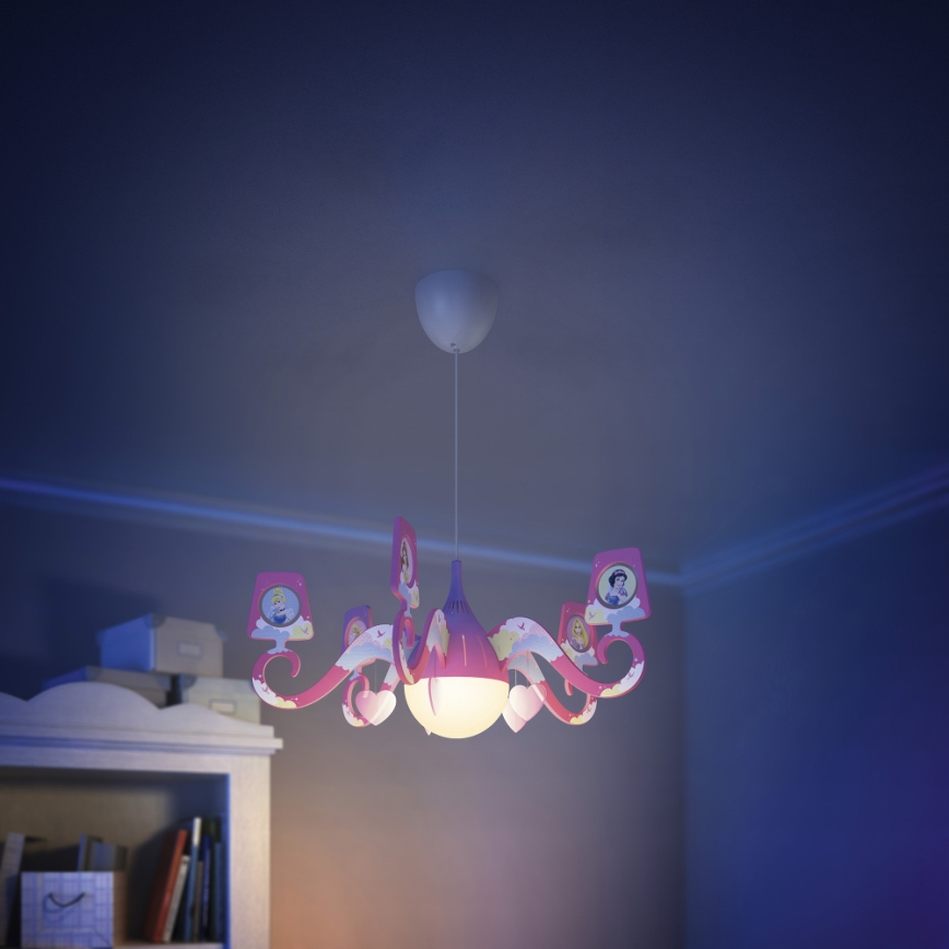 Philips 71757/28/16 - Lustre enfant DISNEY PRINCESS 1xE27/15W/230V