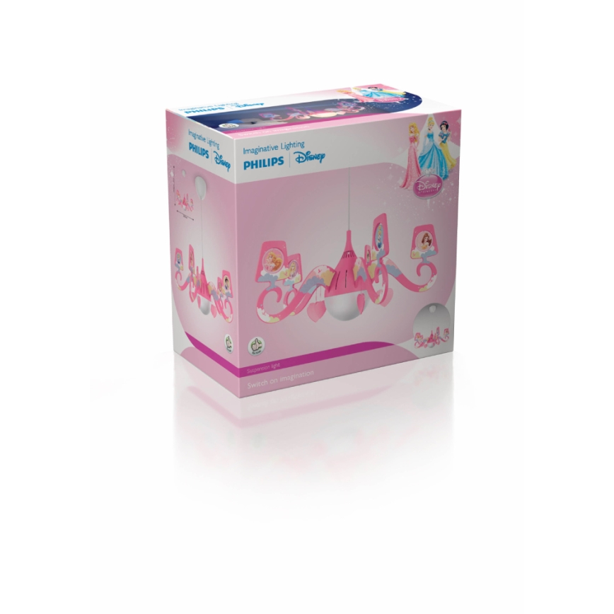 Philips 71757/28/16 - Lustre enfant DISNEY PRINCESS 1xE27/15W/230V