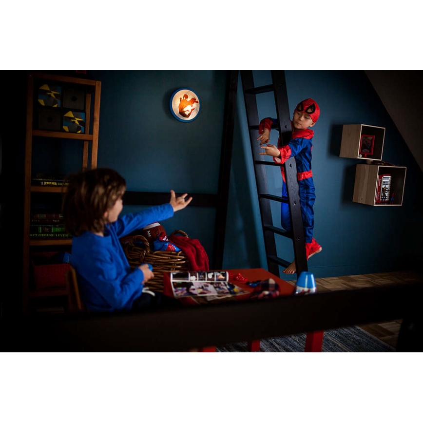 Philips 71760/40/16 - Applique murale LED enfant DISNEY SPIDER-MAN 1xLED/4W
