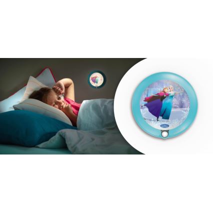 Philips 71765/08/16 - Applique LED avec détecteur pour enfant DISNEY FROZEN 1xLED/0,06W/2xAAA