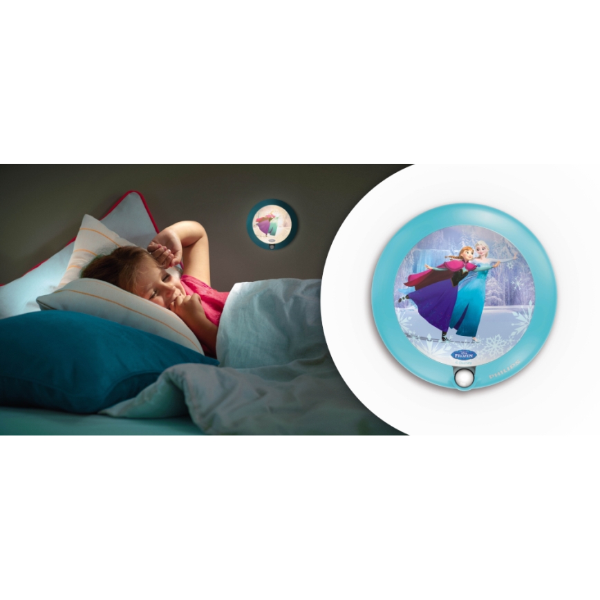 Philips 71765/08/16 - Veilleuse LED enfant avec détecteur 1xLED/0,06W/2xAAA