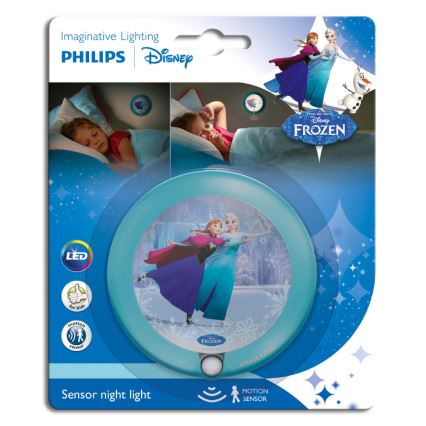 Philips 71765/08/16 - Applique LED avec détecteur pour enfant DISNEY FROZEN 1xLED/0,06W/2xAAA