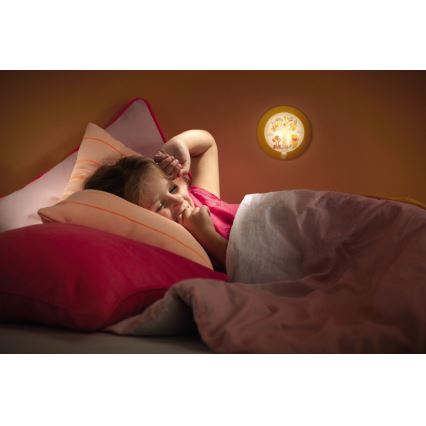 Philips 71765/34/16 - Veilleuse LED avec détecteur pour enfant DISNEY WINNIE THE POOH 1xLED/0,06W/2xAAA