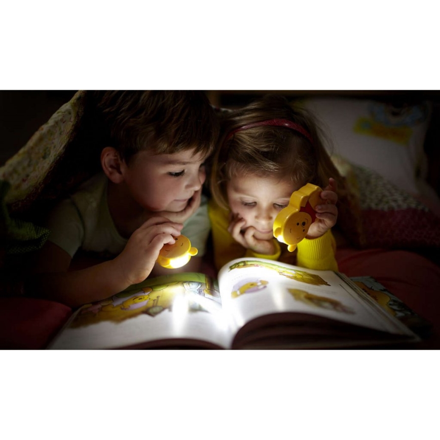 Philips 71767/34/16 - Lampe de poche LED enfant DISNEY WINNIE THE POOH 1xLED/0,3W/2xAAA