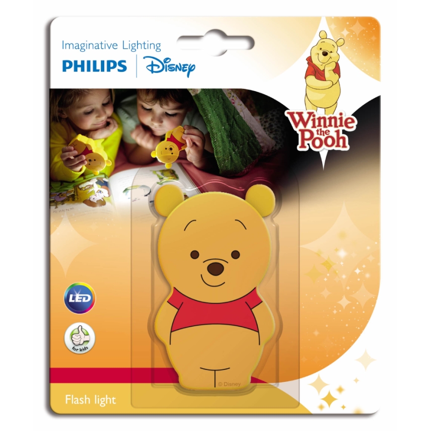 Philips 71767/34/16 - Lampe de poche LED enfant DISNEY WINNIE THE POOH 1xLED/0,3W/2xAAA