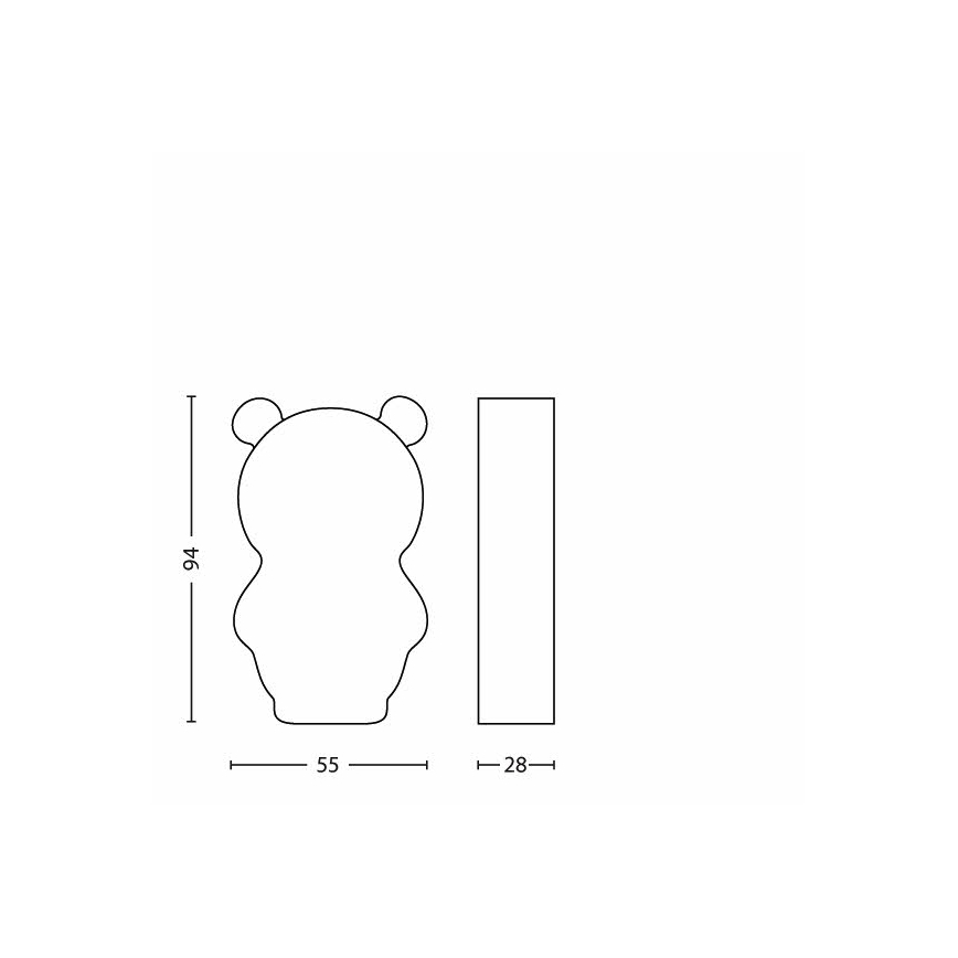 Philips 71767/34/16 - Lampe de poche LED enfant DISNEY WINNIE THE POOH 1xLED/0,3W/2xAAA
