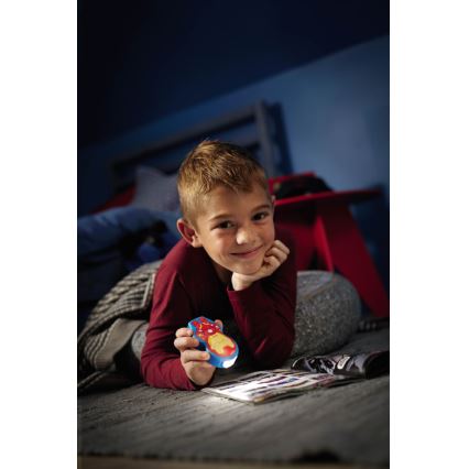 Philips 71767/35/16 - Lampe de poche enfant DISNEY IRON MAN 1xLED/0,3W/2xAAA