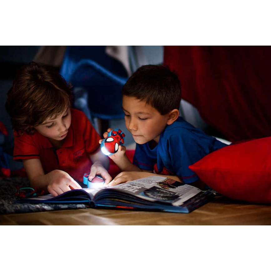 Philips 71767/40/16 - Lampe de poche LED enfant DISNEY SPIDER-MAN 1xLED/0,3W/2xAAA