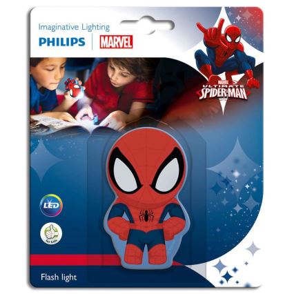 Philips 71767/40/16 - Lampe de poche LED enfant DISNEY SPIDER-MAN 1xLED/0,3W/2xAAA