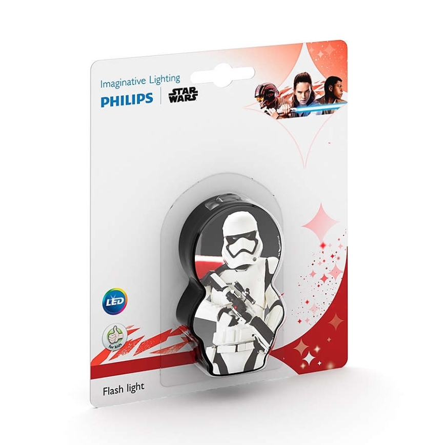 Philips 71767/97/P0 - Torche LED enfant STAR WARS STORMTROOPER 1xLED/0,3W