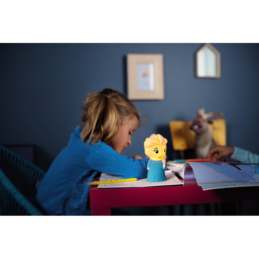 Philips 71768/03/16 - Lampe enfant DISNEY ELSA LED/2xAAA