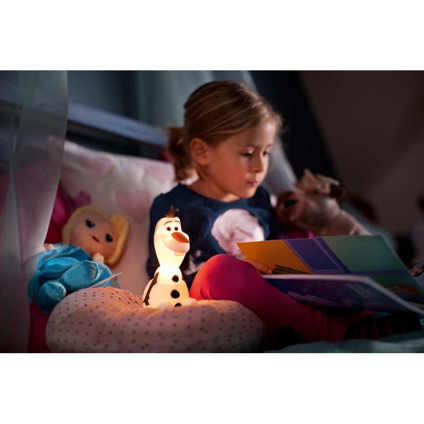 Philips 71768/08/16 - Lampe LED enfant FROZEN 1xLED/0,2W/2xAAA