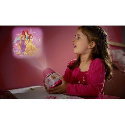 Philips 71769/28/16 - Lampe enfant et projecteur DISNEY PRINCESS LED/0,1W/3xAA