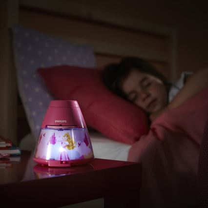 Philips 71769/28/16 - Lampe enfant a projektor DISNEY PRINCESS