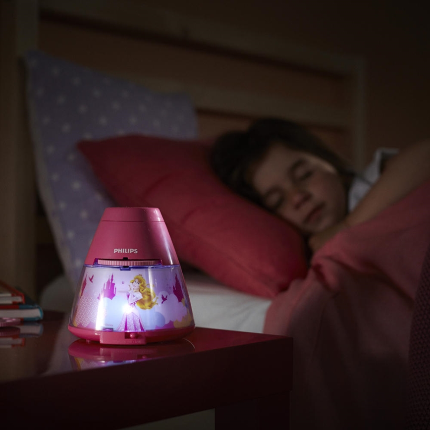 Philips 71769/28/16 - Lampe enfant a projektor DISNEY PRINCESS