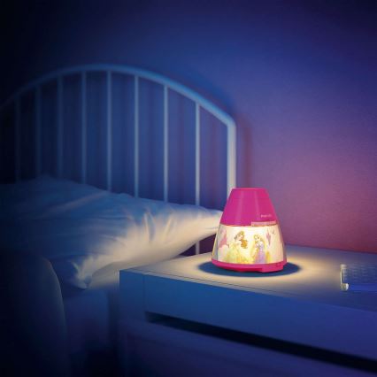 Philips 71769/28/16 - Lampe enfant a projektor DISNEY PRINCESS