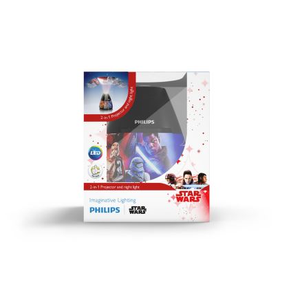 Philips 71769/30/P0 - LED Projecteur enfant DISNEY STAR WARS LED/0,1W/3xAA