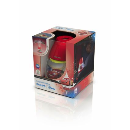 Philips 71769/32/16 - Lampe LED enfant a projektor DISNEY CARS