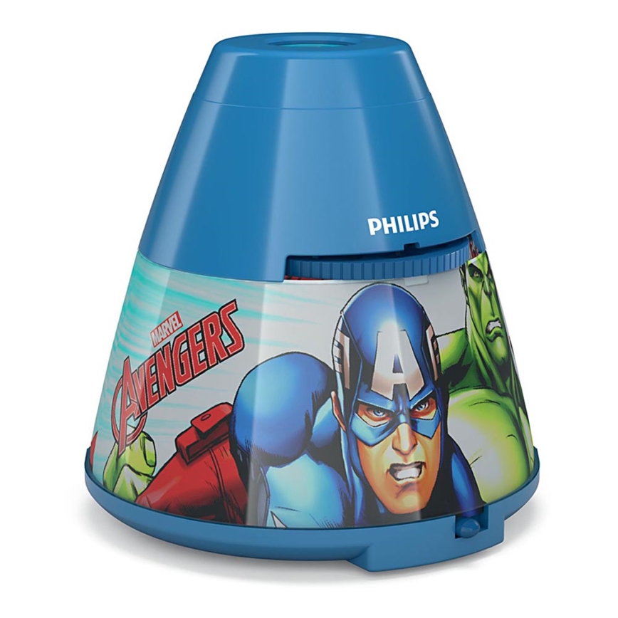 Philips 71769/35/P0 - Projecteur enfant LED MARVEL AVENGERS 1xLED/0,1W/3xAA