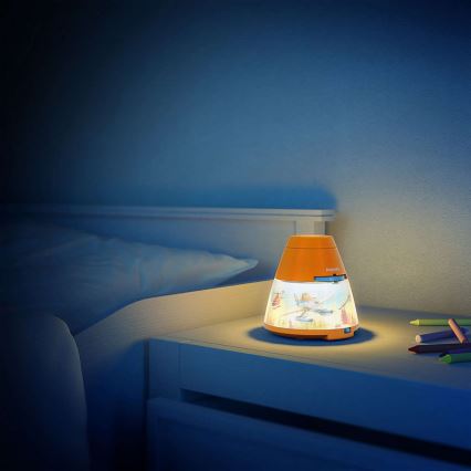 Philips 71769/53/16 - LED Projecteur enfant PLANES 1xLED/0,1W + 3xLED/0,3W/3xAA