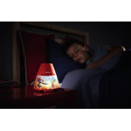 Philips 71769/53/16 - LED Projecteur enfant PLANES 1xLED/0,1W + 3xLED/0,3W/3xAA