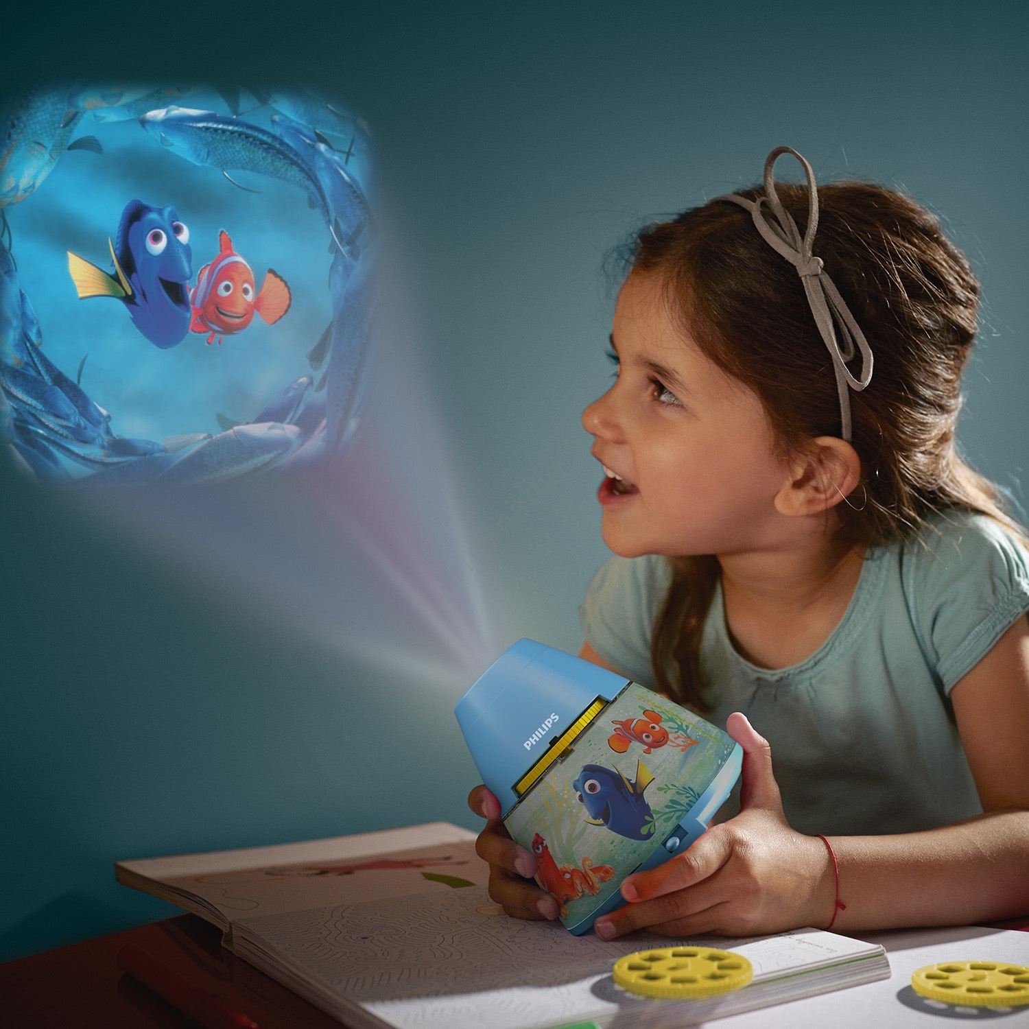 Philips 71769/90/16 - Projecteur enfant DISNEY TROUVER DORY LED/0,1W ...